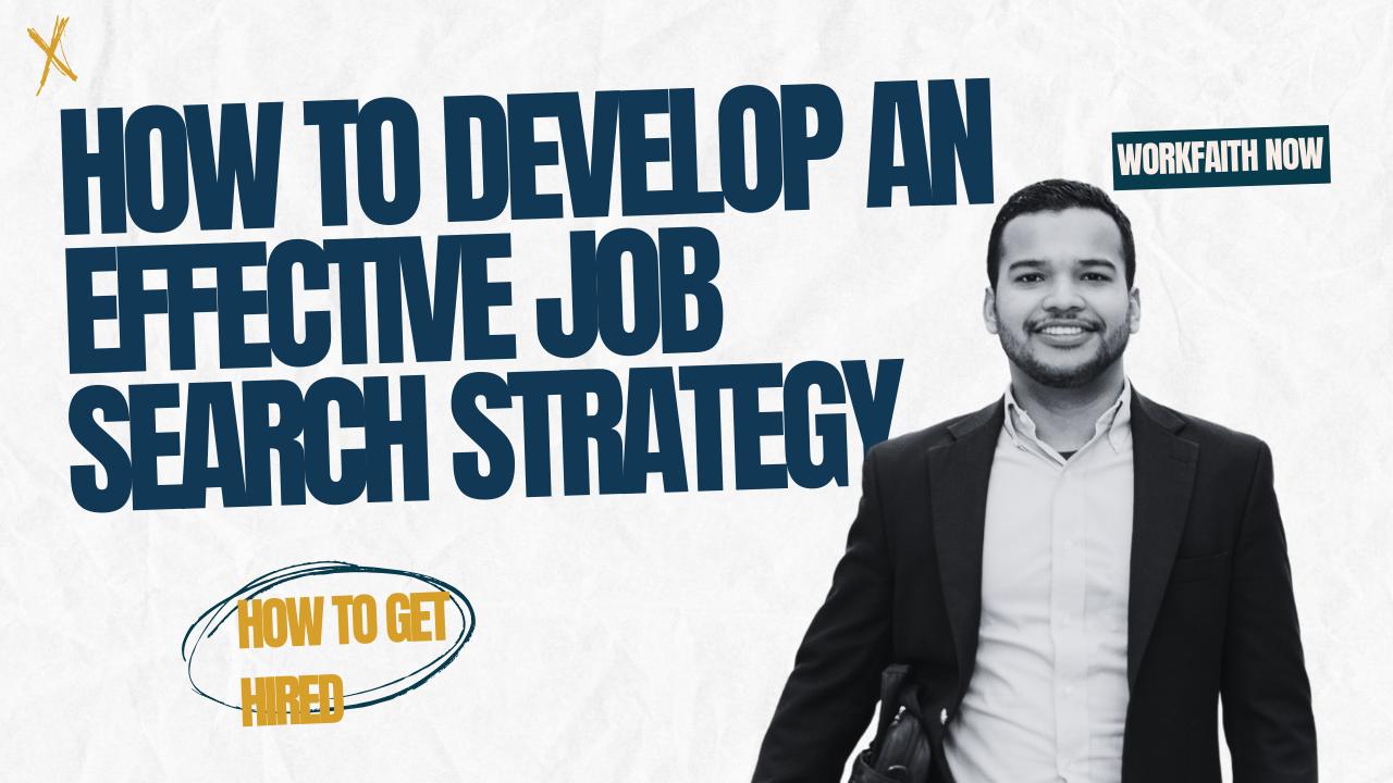 how to develop an effective job search strategy